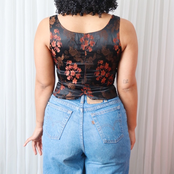 90’s Corset Style Lace-Up Tank - Picture 6 of 8